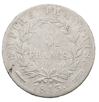 French incorporation 5 Francs 1813