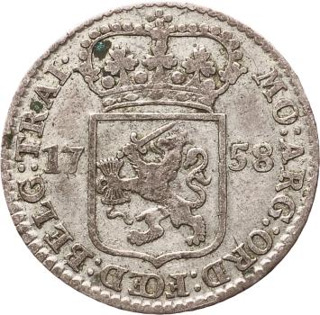Utrecht Muntmeesterpenning 1758