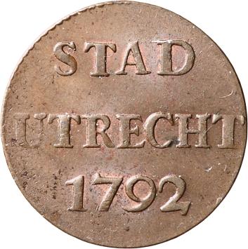 Utrecht-stad Duit 1792