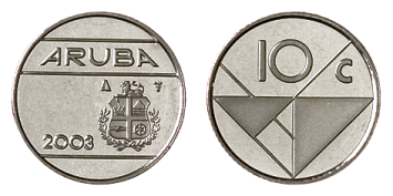 10 Cent Aruba BU/FDC