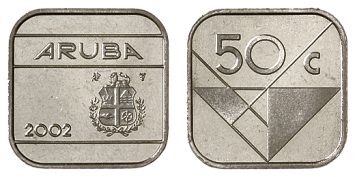 50 Cent Aruba BU/FDC