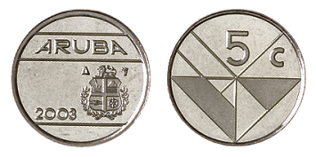 5 Cent Aruba BU/FDC