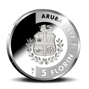 5 Florin 2017 Prikichi Aruba Proof