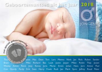 Geboorteset baby jongen 2018