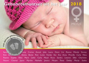 Geboorteset baby meisje 2018