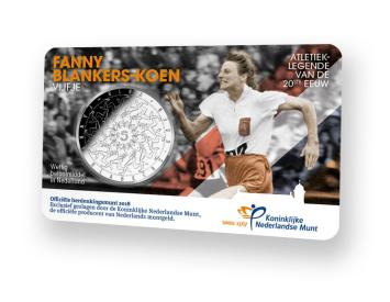 Fanny Blankers-Koen Vijfje 2018 Coincard UNC