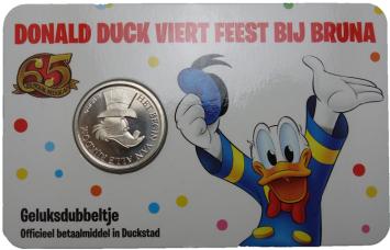 Donald Duck Geluksdubbeltje 2017 Coincard