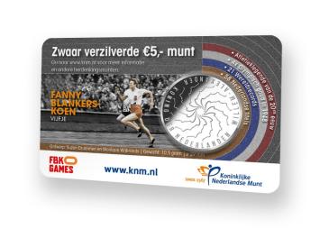 Fanny Blankers-Koen Vijfje 2018 Coincard UNC