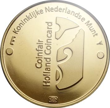 Holland Coincard 2018 met gouden penning