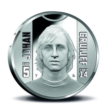 Johan Cruijff Vijfje 2017 Coincard UNC