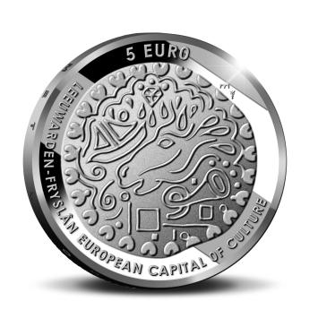 Leeuwarden 5 euro zilver 2018 herdenkingsmunt proof