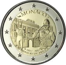 Monaco 2 euro 2017 Carabiniere Proof