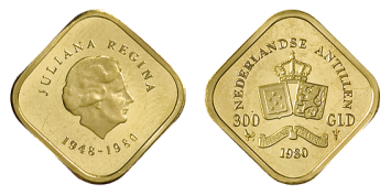 300 Gulden 1980 Juliana Nederlandse Antillen UNC