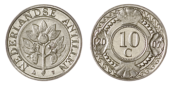 10 Cent oranjetak nbs Nederlandse Antillen FDC/BU