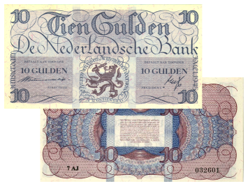 10 gulden 1945 I Lieftincktientje 45-1b