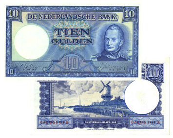10 gulden 1949 Willem I/ Molen 47-1