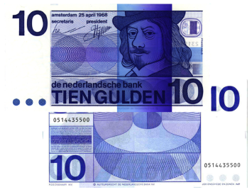 10 gulden  1968 Frans Hals 49-1a