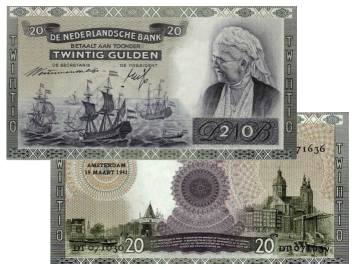 20 gulden 1939 Emma 58-2
