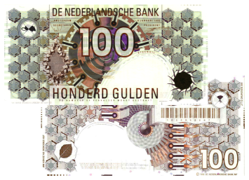 100 gulden 1992 Steenuil 124-2a