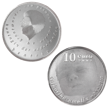 Geboortemunt 10 euro 2004 zilver UNC