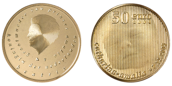 Geboortemunt 50 Euro 2004 goud proof