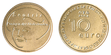 Europamunt 10 Euro 2004 goud proof