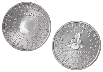 Koninkrijksmunt 5 euro 2004 zilver UNC