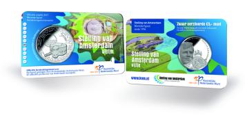 Stelling van Amsterdam Vijfje 2017 Coincard UNC