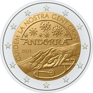 Andorra 2 euro 2021 Seniors BU coincard