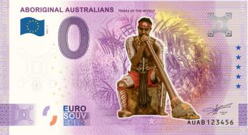 0 Euro biljet Australië 2021 - Aboriginal Australians KLEUR