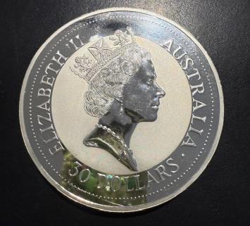 Australië Kookaburra 1992 1 kilo silver