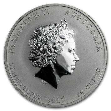 Australië Lunar 2 Os 2009 1/2 ounce silver