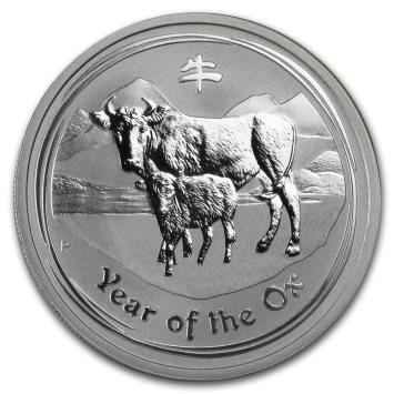 Australië Lunar 2 Os 2009 10 ounce silver