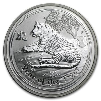 Australië Lunar 2 Tijger 2010 2 ounce silver