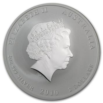 Australië Lunar 2 Tijger 2010 2 ounce silver