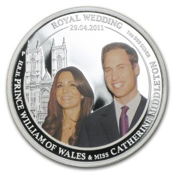 Australië Royal Wedding 2011 1 ounce silver
