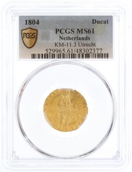 Utrecht gold ducat 1804