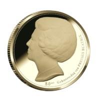 Nederland 2018 Prinses Beatrix 80 jaar goud Proof