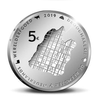 Beemster 5 euro zilver 2019 herdenkingsmunt proof