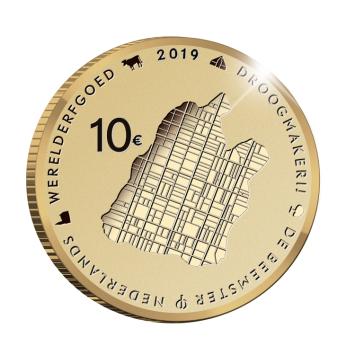 Beemster 10 euro goud 2019 herdenkingsmunt proof