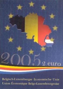 België 2 euro 2005 Henri & Albert BU in blister
