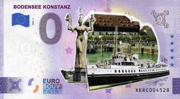 0 Euro biljet Duitsland 2023 - Bodensee Konstanz KLEUR