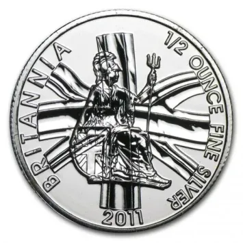 Engeland Britannia 2011 1/2 ounce silver