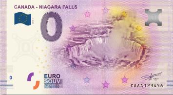 0 Euro biljet Canada 2019 - Niagara Falls