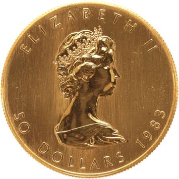Canada 50 Dollars 1983 Maple Leaf