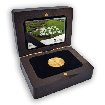 Hollandse Waterlinies 10 euro goud 2025 herdenkingsmunt proof