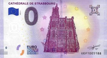 0 Euro biljet Frankrijk 2018 - Cathédrale de Strasbourg
