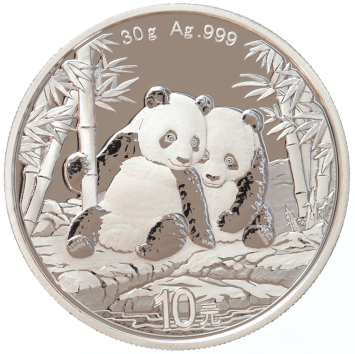 China Panda 2026 30 gram silver