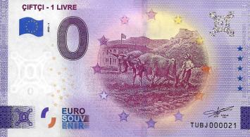 0 Euro biljet Turkije 2022 - Ciftçi 1 livre