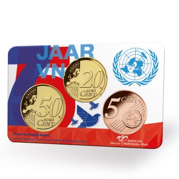 75 jaar Verenigde Naties 2020 coincard
